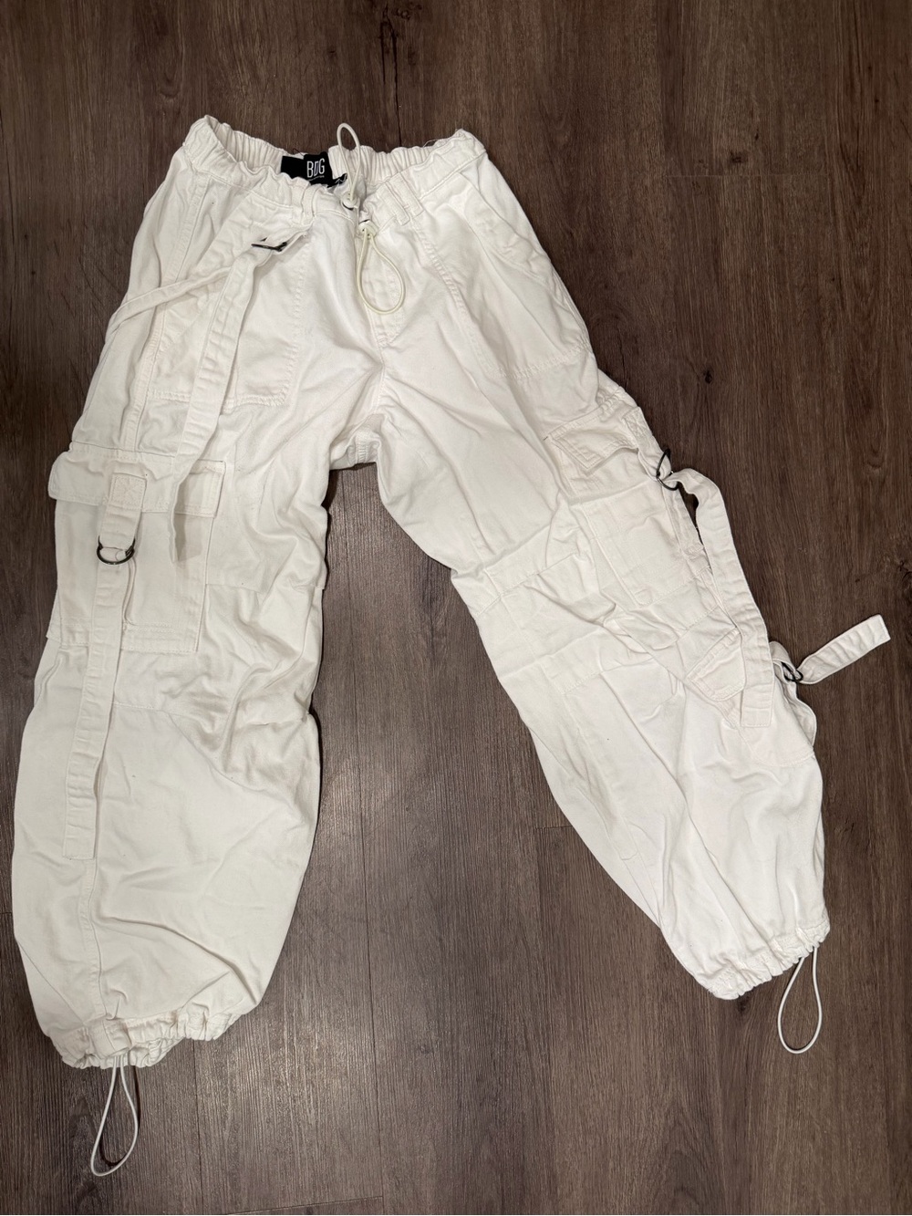 white Urban Outfitters cargo pants